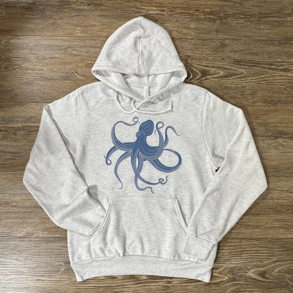 Octopus Graphic Ocean Blue Hoodie