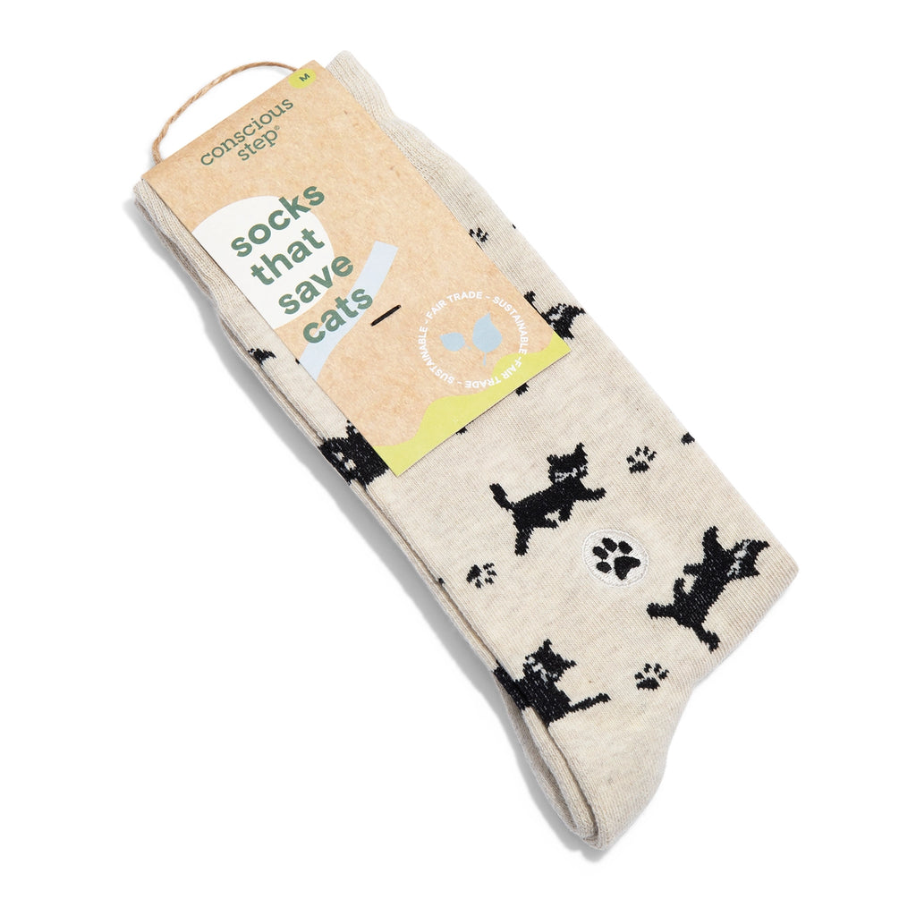 Black Kitty Socks That Save Cats