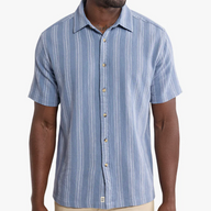 Oasis Textured Shirt | Maritime Stripe