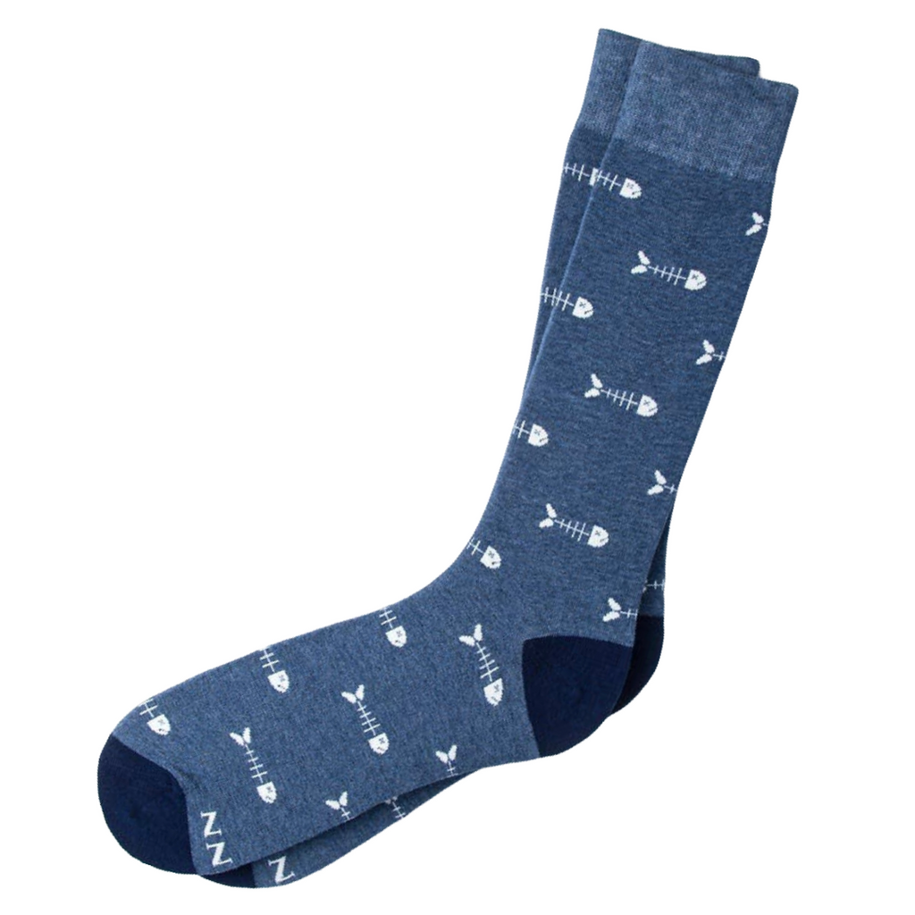 Fishy Skeleton Socks