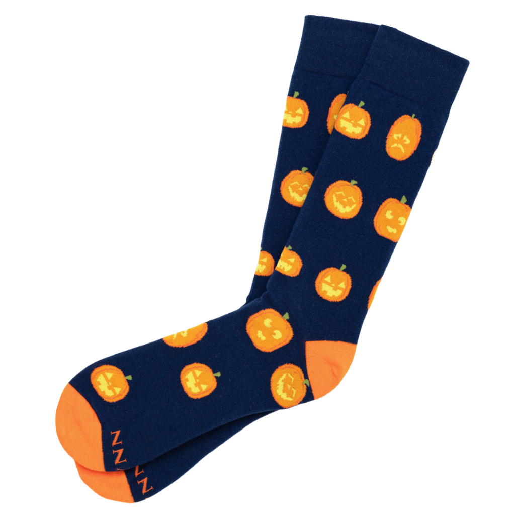 Jack O Lantern Halloween Graphic Socks