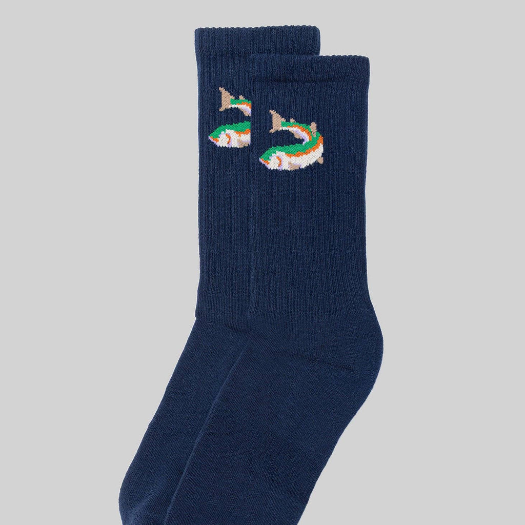 The Zoo Crew Sock: Navy Fish