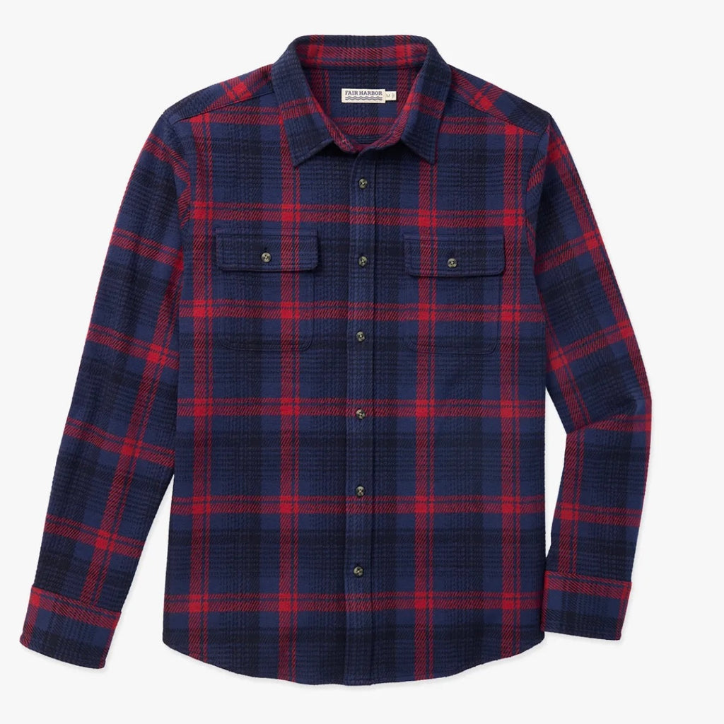 Dunewood Red Blue Plaid Flannel