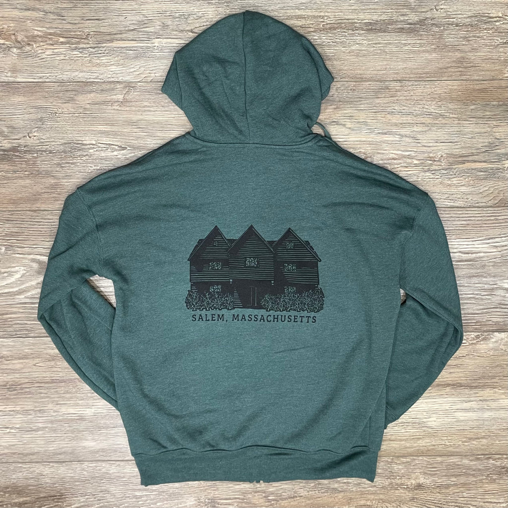 Witch House Salem, MA Full Zip Hoodie