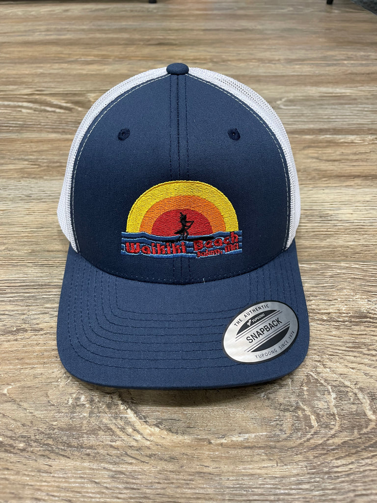 Waikiki Beach Salem, MA Trucker Hat
