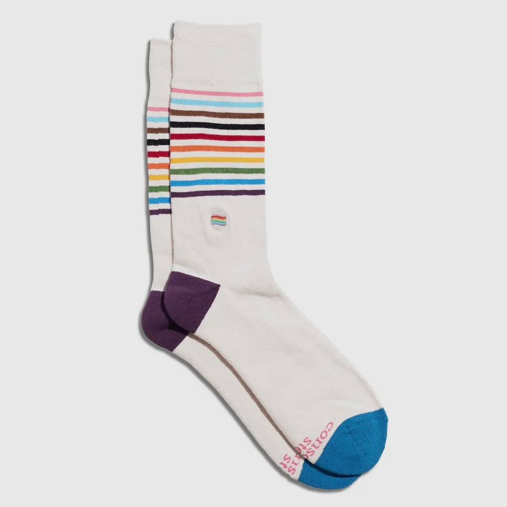 Progress Pride Socks that Save LGTBQ+ Lives