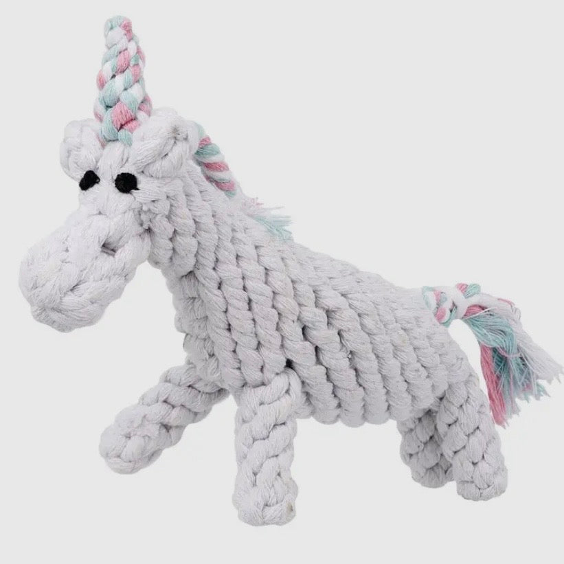 Unicorn Rope Toy for Dogs