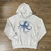 Octopus Graphic Ocean Blue Hoodie