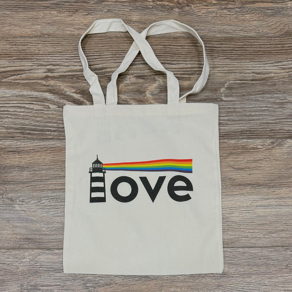 LOVE Lighthouse Pride Tote Bag