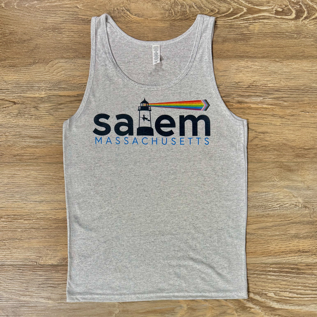 Salem, MA Rainbow Lighthouse Tank Top