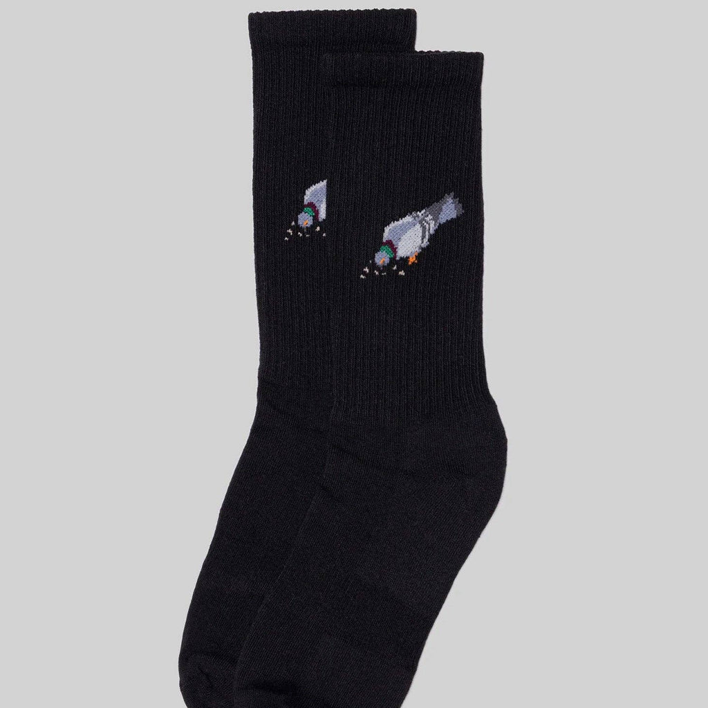 The Zoo Crew Sock: Black Pigeon