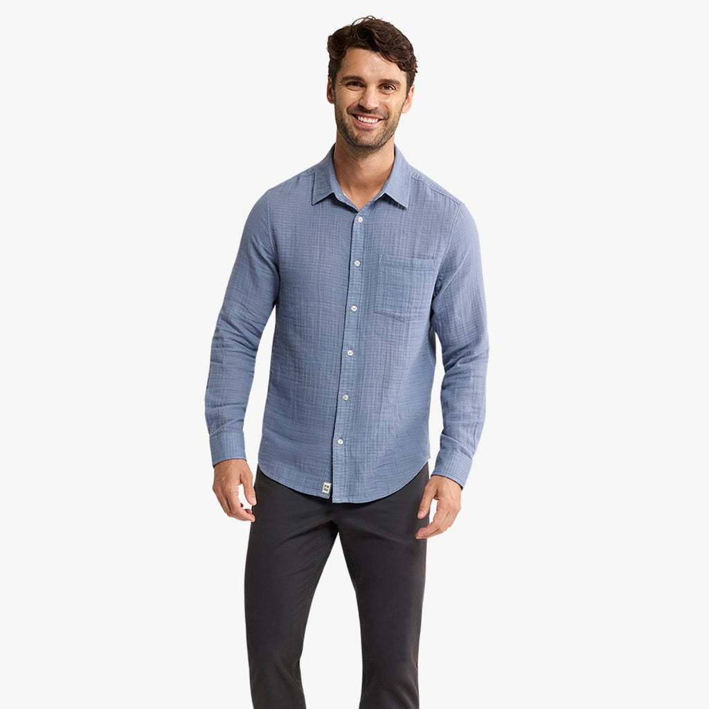 Oceanfront Shirt - Maritime Blue