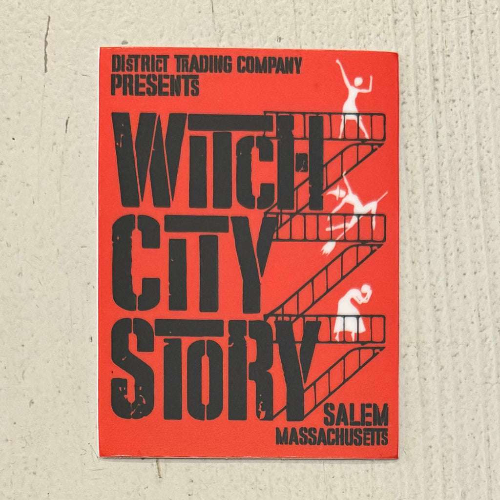 Witch City Story, Salem, MA Sticker