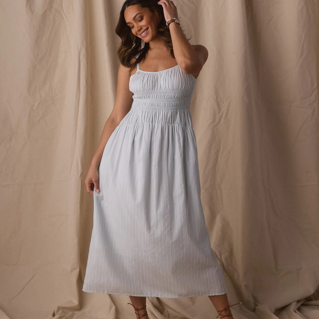 Brielle Maxi Dress | Sea Glass Stripe