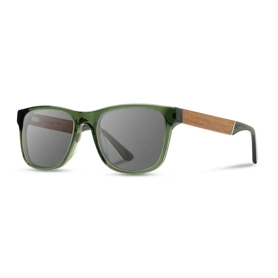 CAMP Eyewear Trail Sunglasses in Fern/Walnut, Fog/Walnut