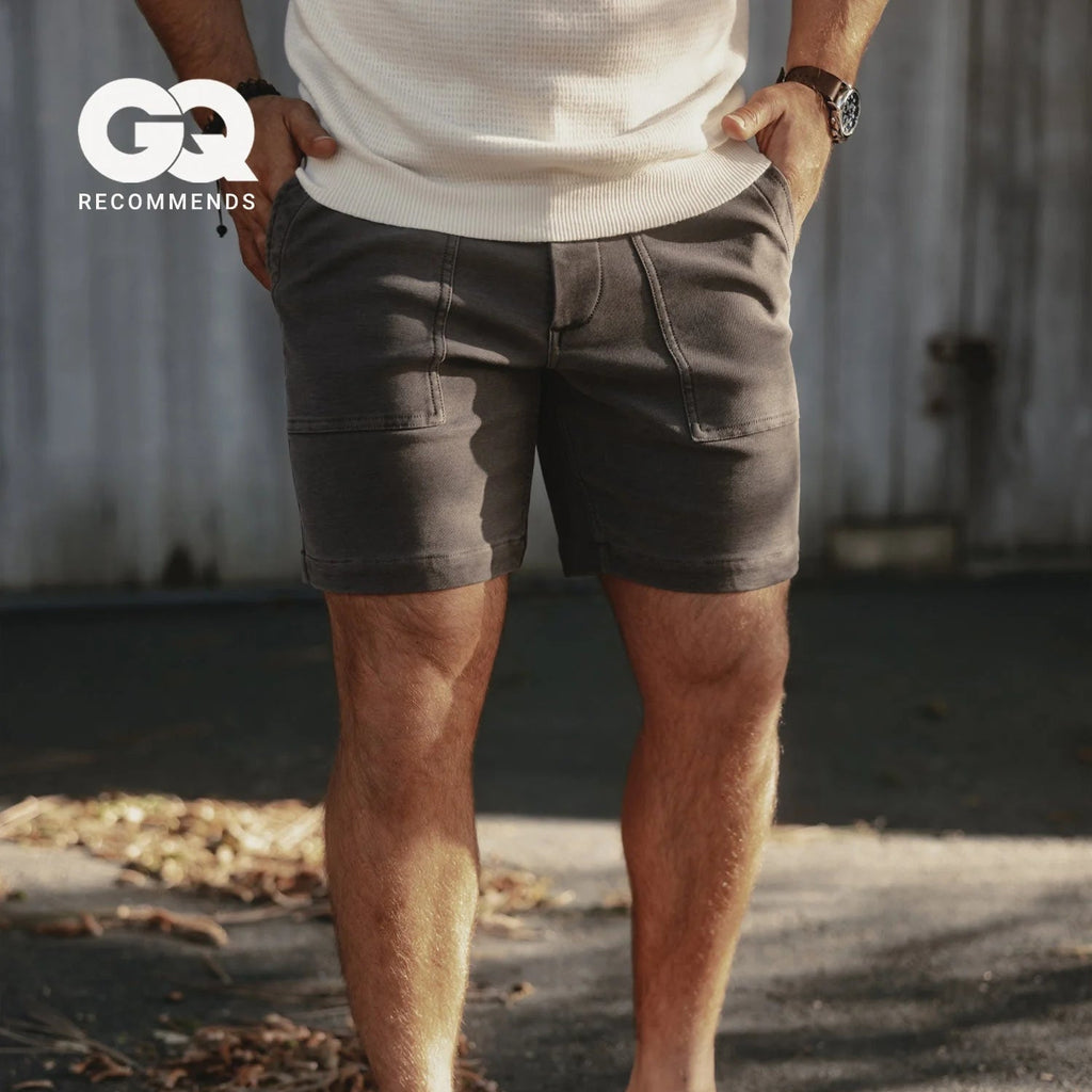 Comfort Terry Utility Short | Shadow Gray