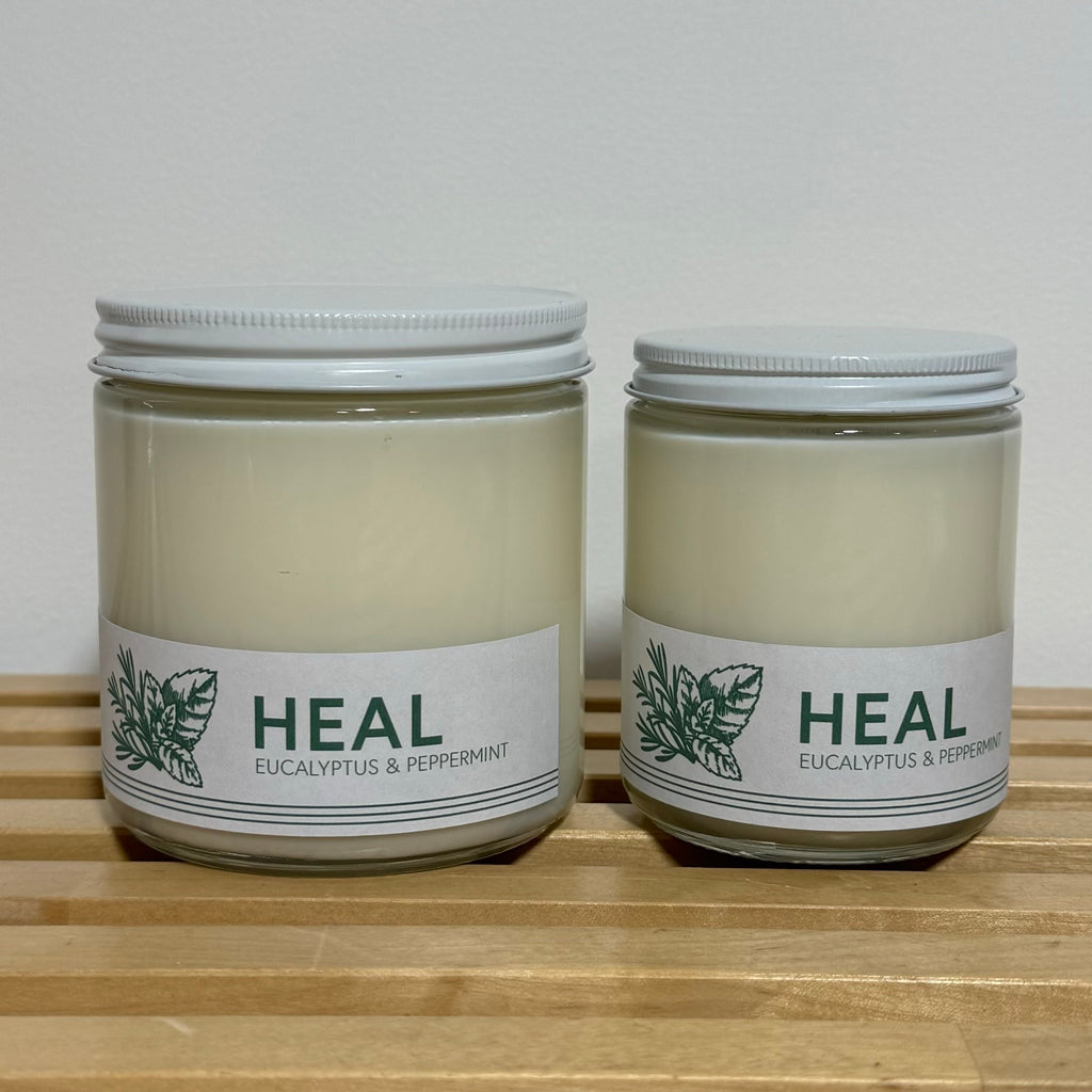 Heal: Eucalyptus and Peppermint Soy Candle