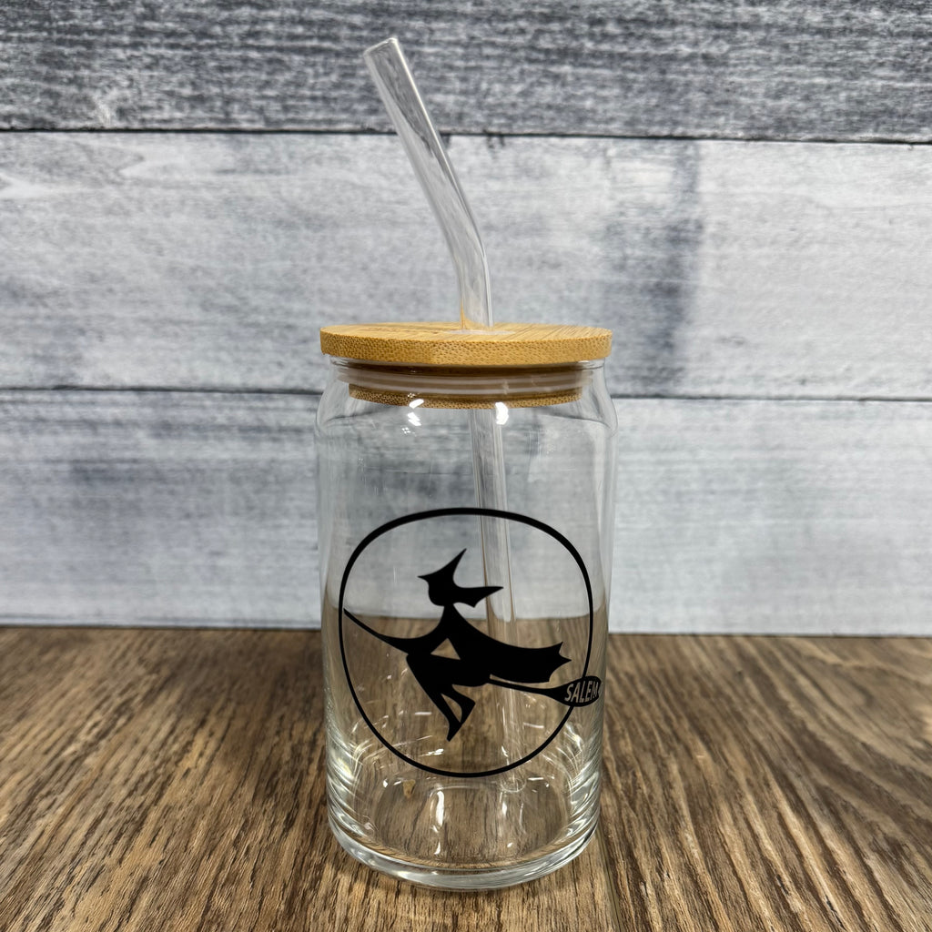 Moon Witch Salem, MA Iced Coffee Beer Can Glass