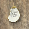 Entering Salem Sign Oyster Shell Ornament