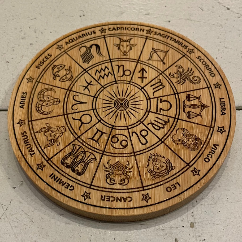 Zodiac Bamboo Coaster