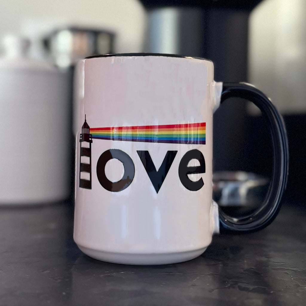LOVE Lighthouse Pride Mug
