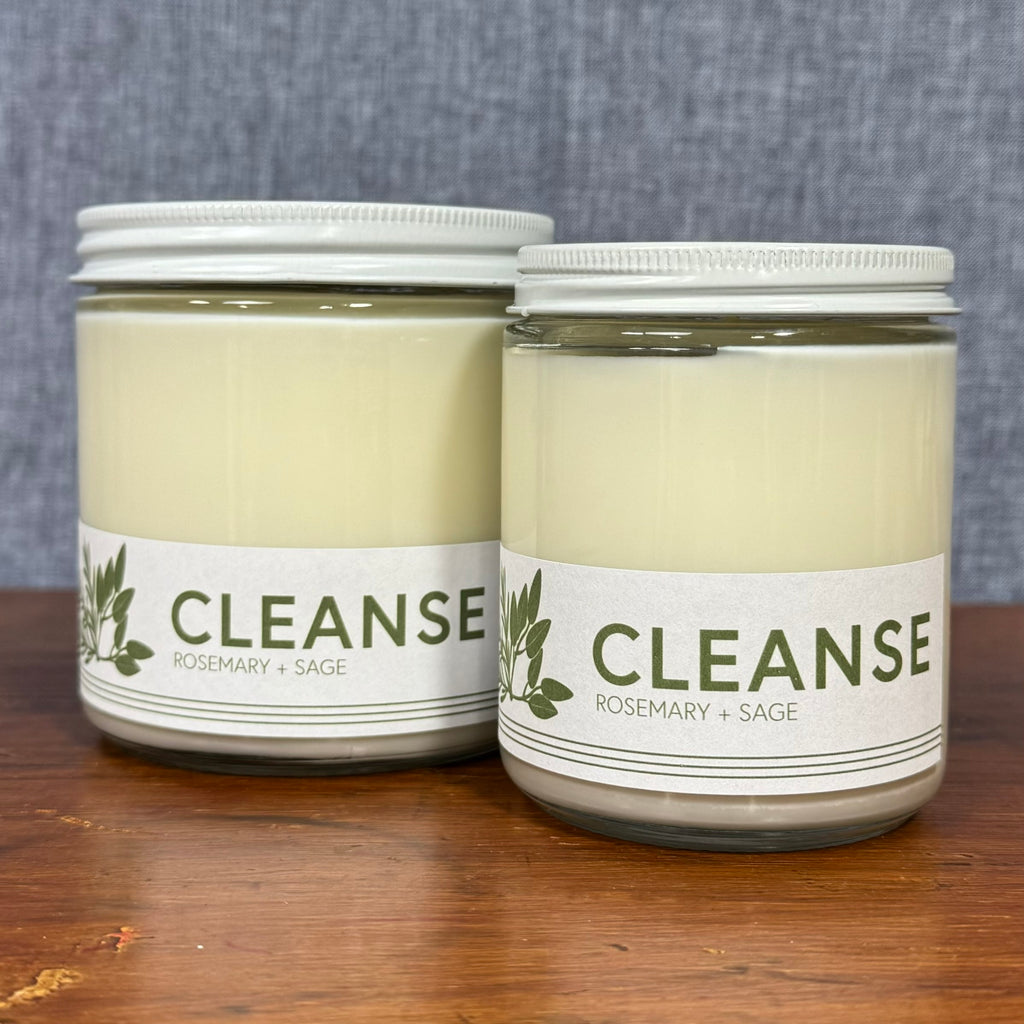 Cleanse - Rosemary + Sage Soy Candle