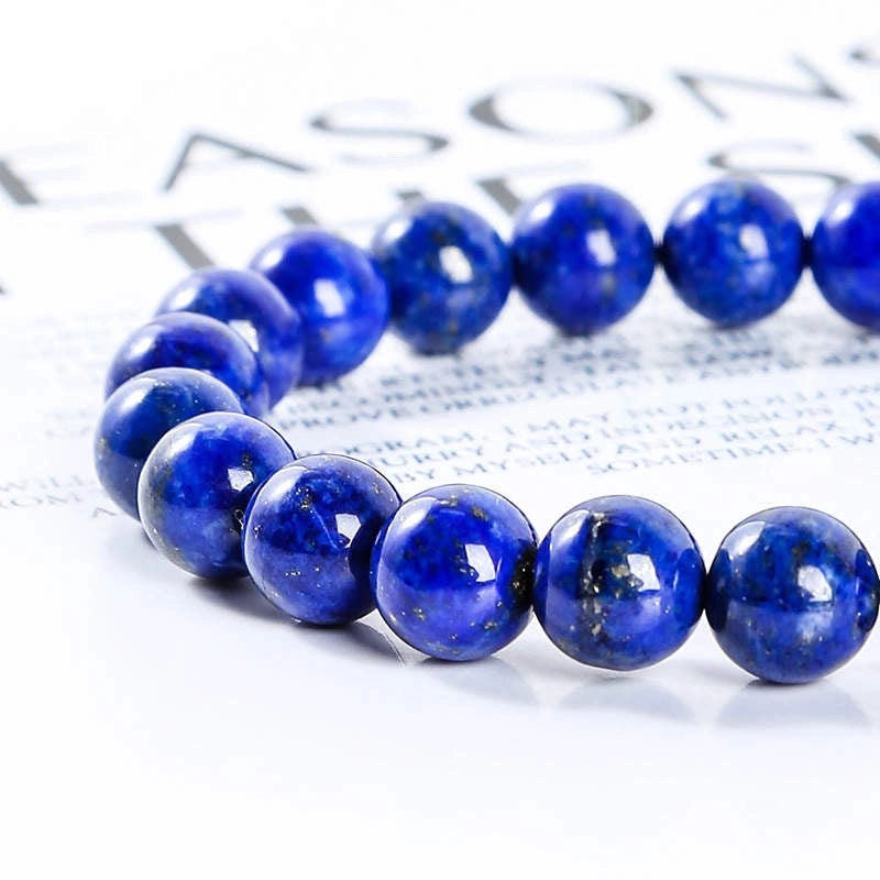 Lapis Lazuli Gemstone Beaded Bracelet