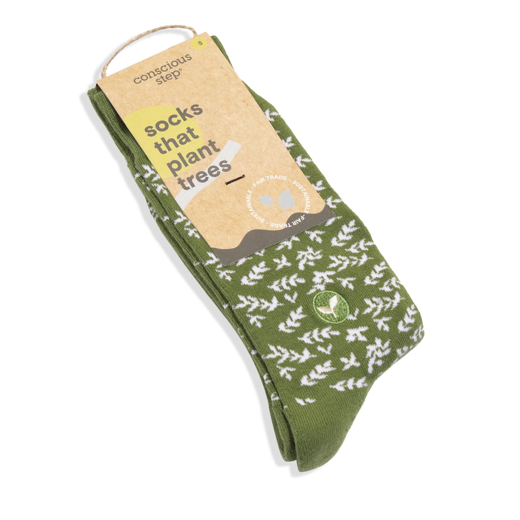 Leafy Green Socks That Plant Trees