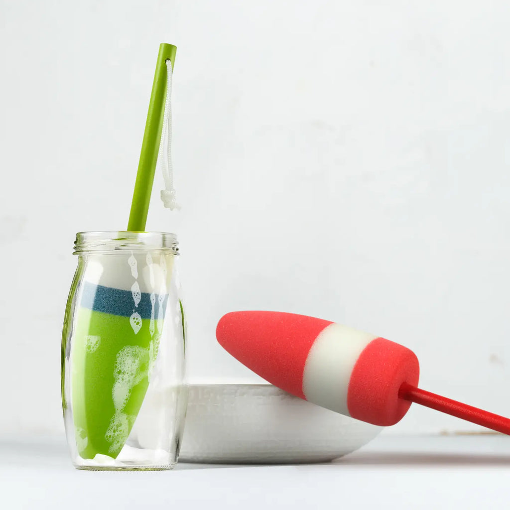 Lobster Buoy Bottle Sponge Brushes