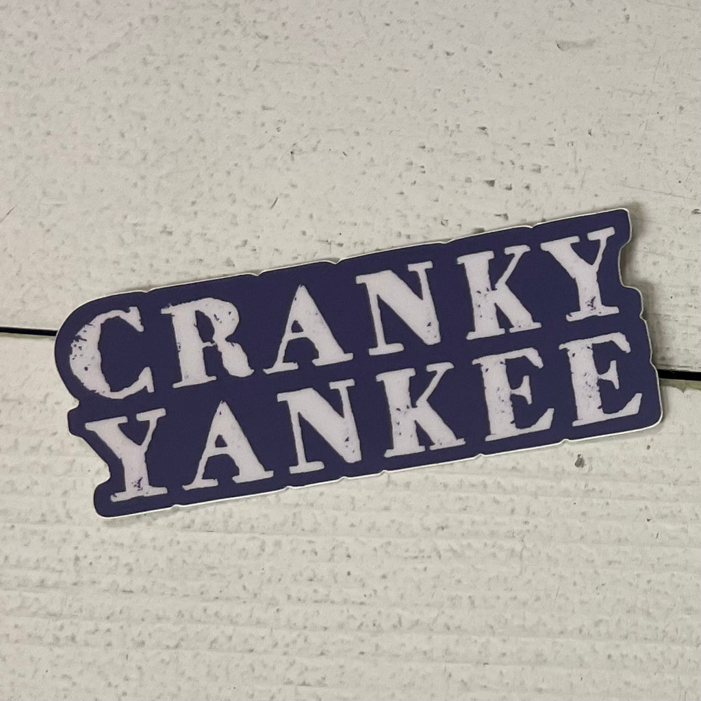 Cranky Yankee Sticker