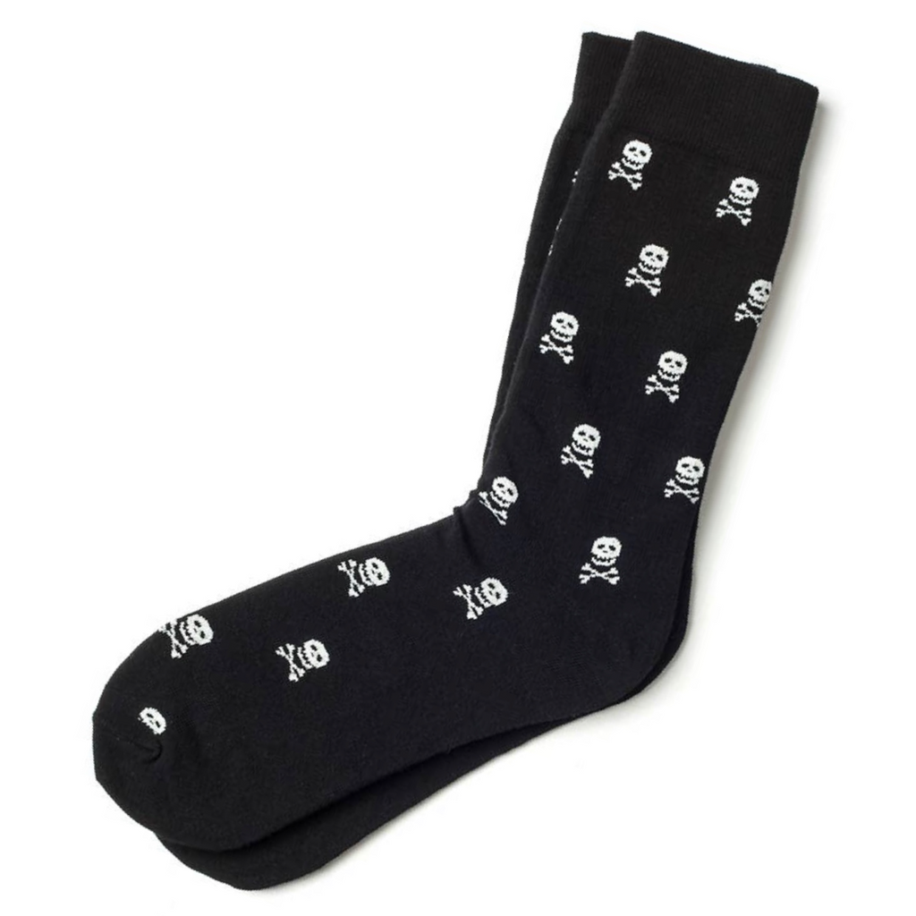 Skull + Crossbones Graphic Socks