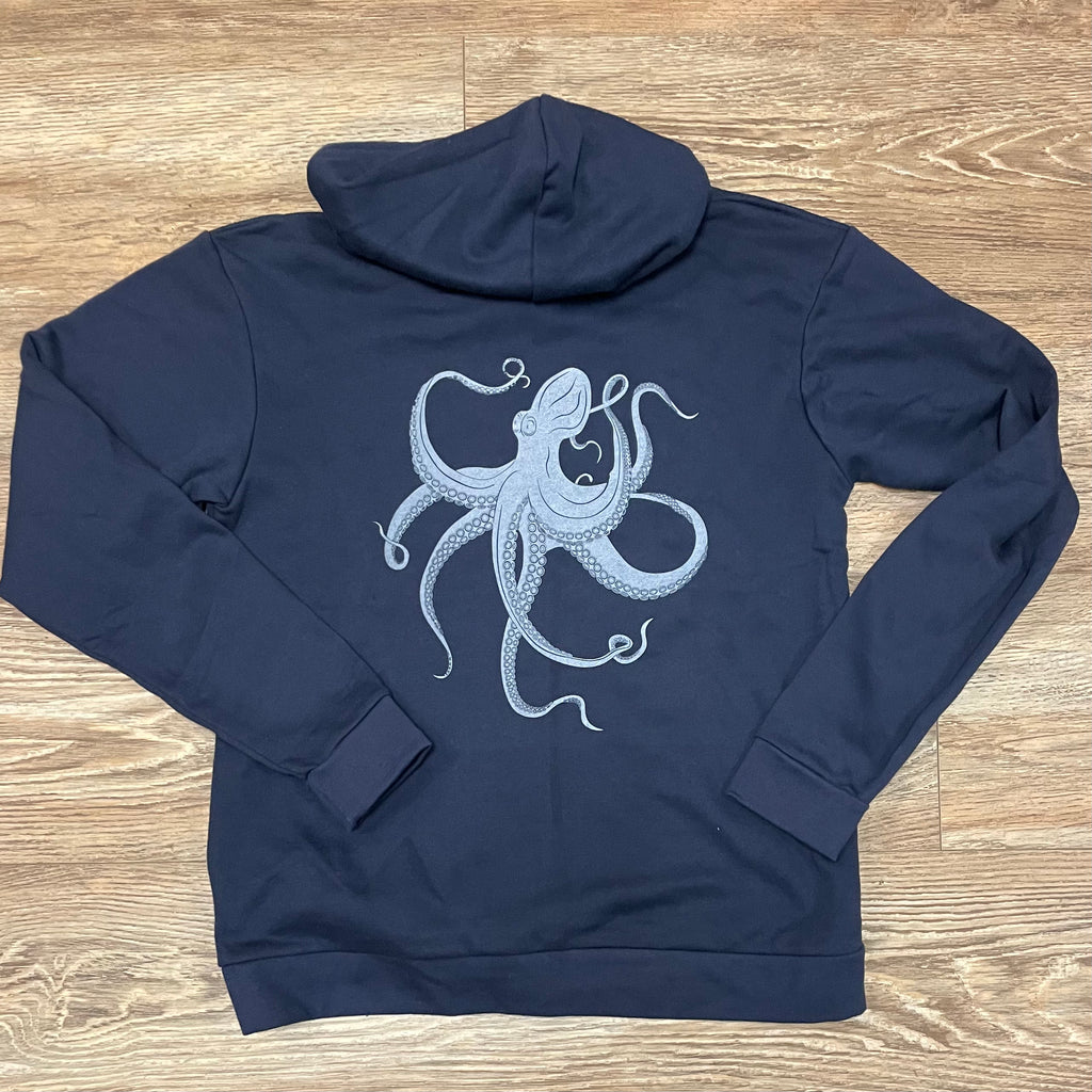 Octopus Graphic Zip Hoodie