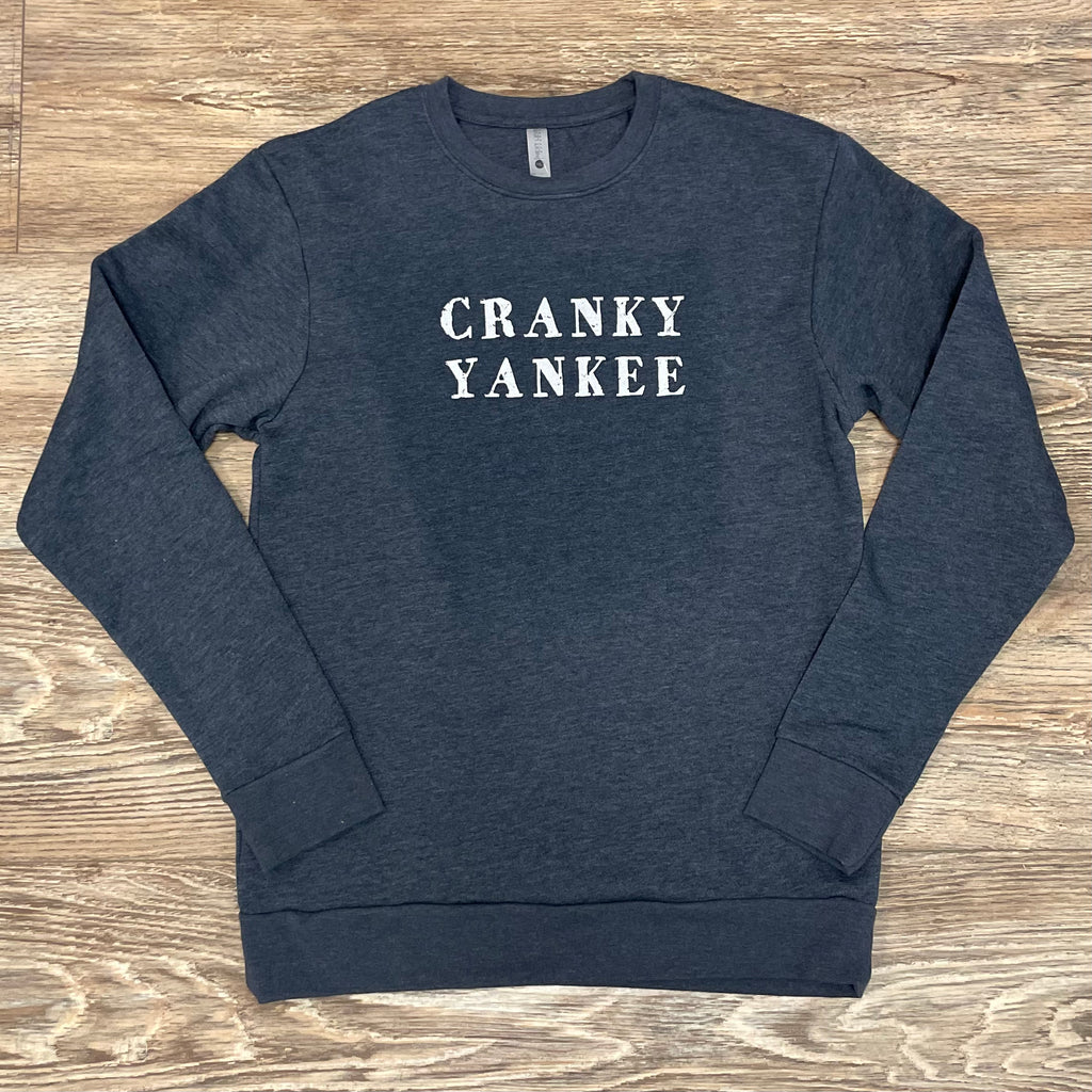 District Trading Company Cranky Yankee Crew Neck Sweatshirt Navy / XS