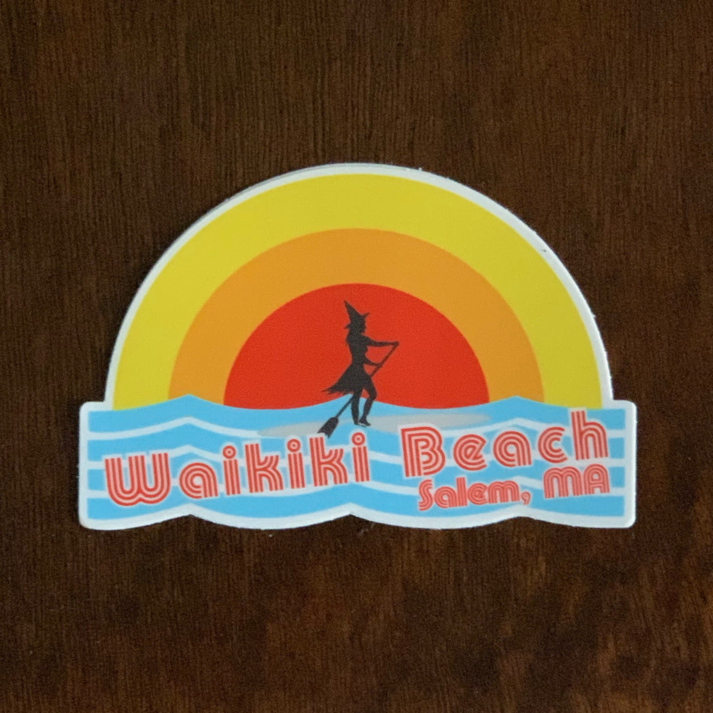 Waikiki Beach Salem Sticker