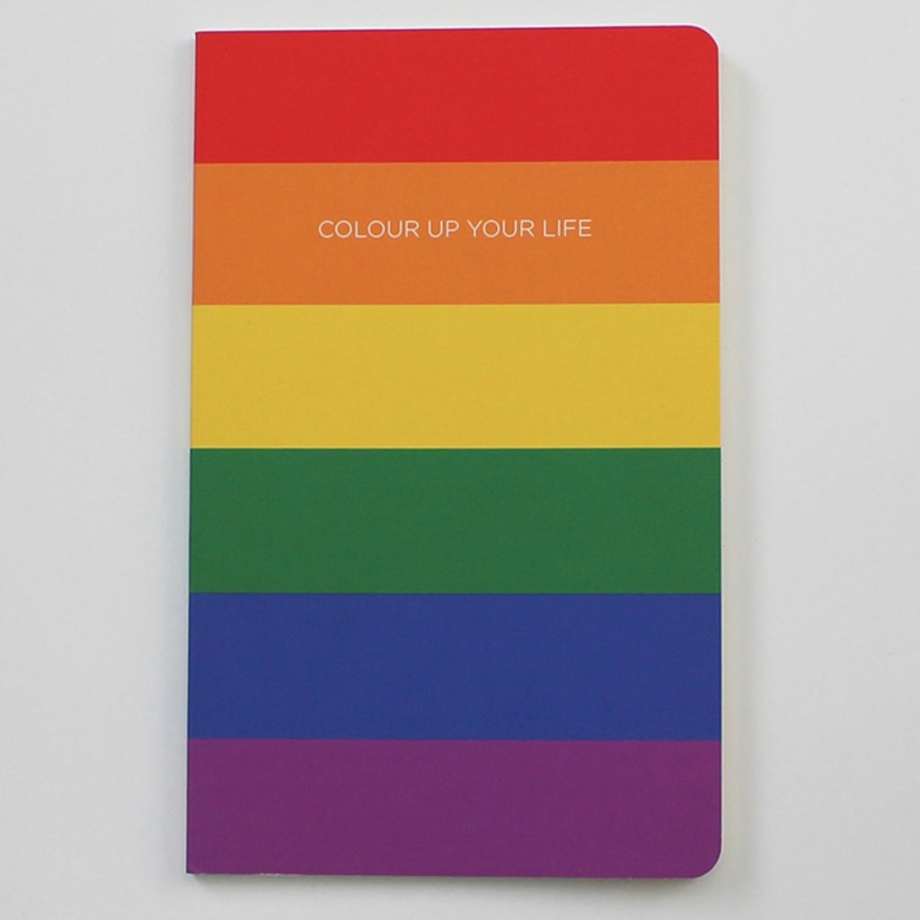 Colour Up Your Life Rainbow Pride Notebook