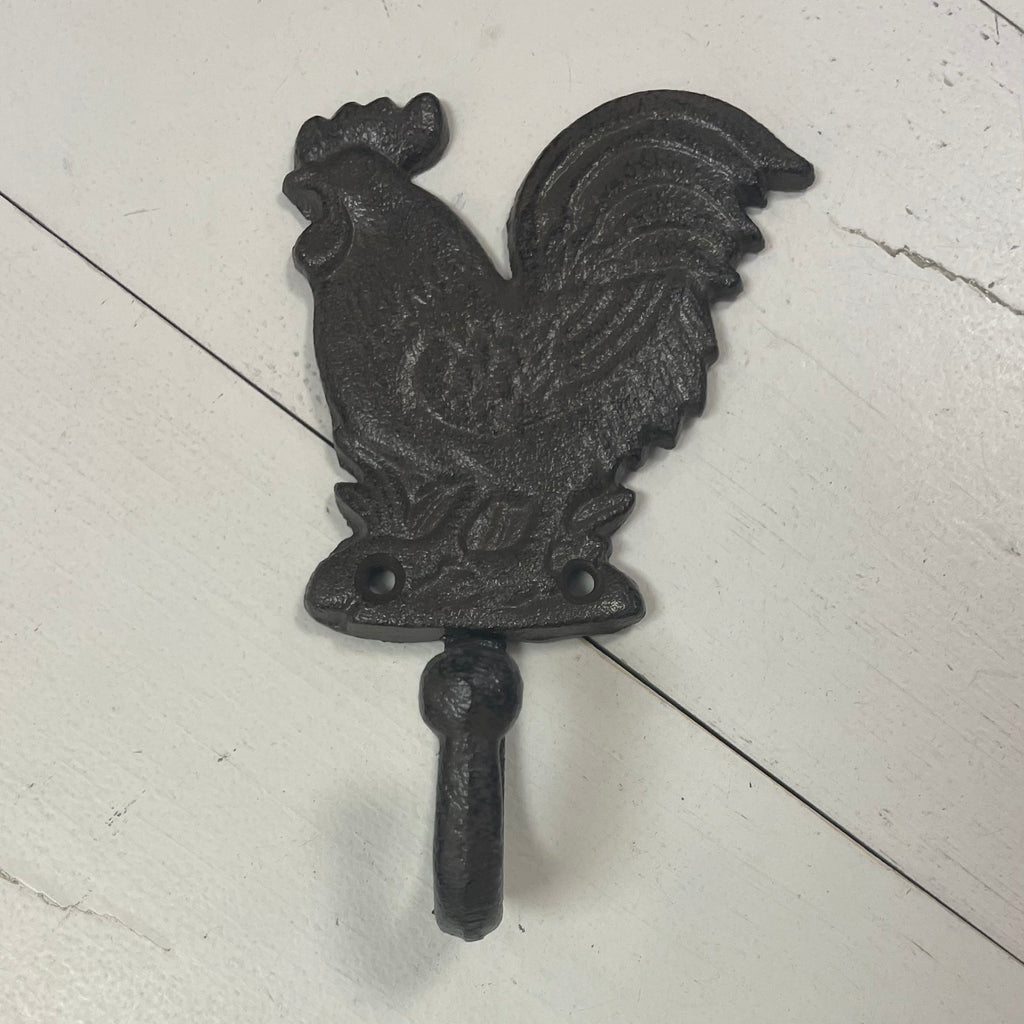 Rooster Cast Iron Wall Hook