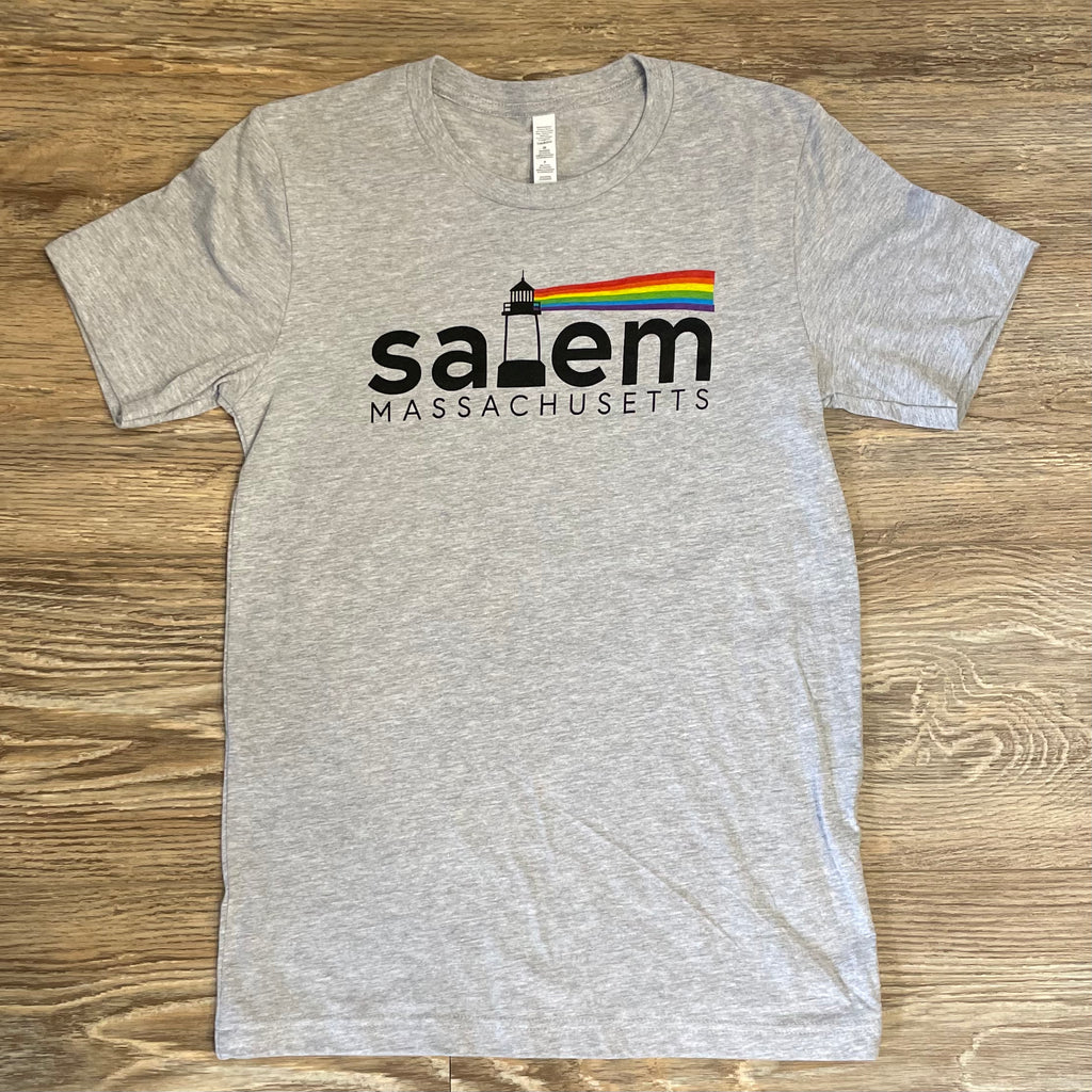 Salem, MA Rainbow Lighthouse T-shirt