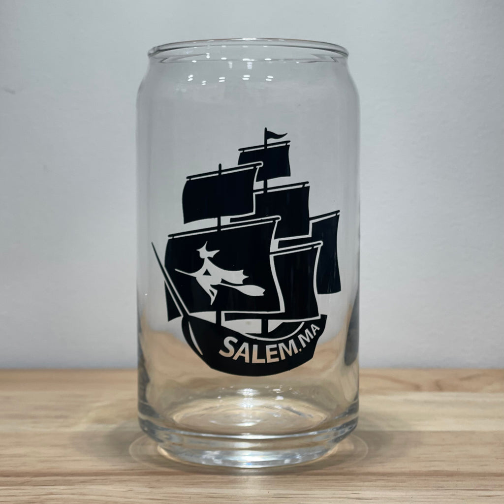 Salem Friendship Beer Can Glass