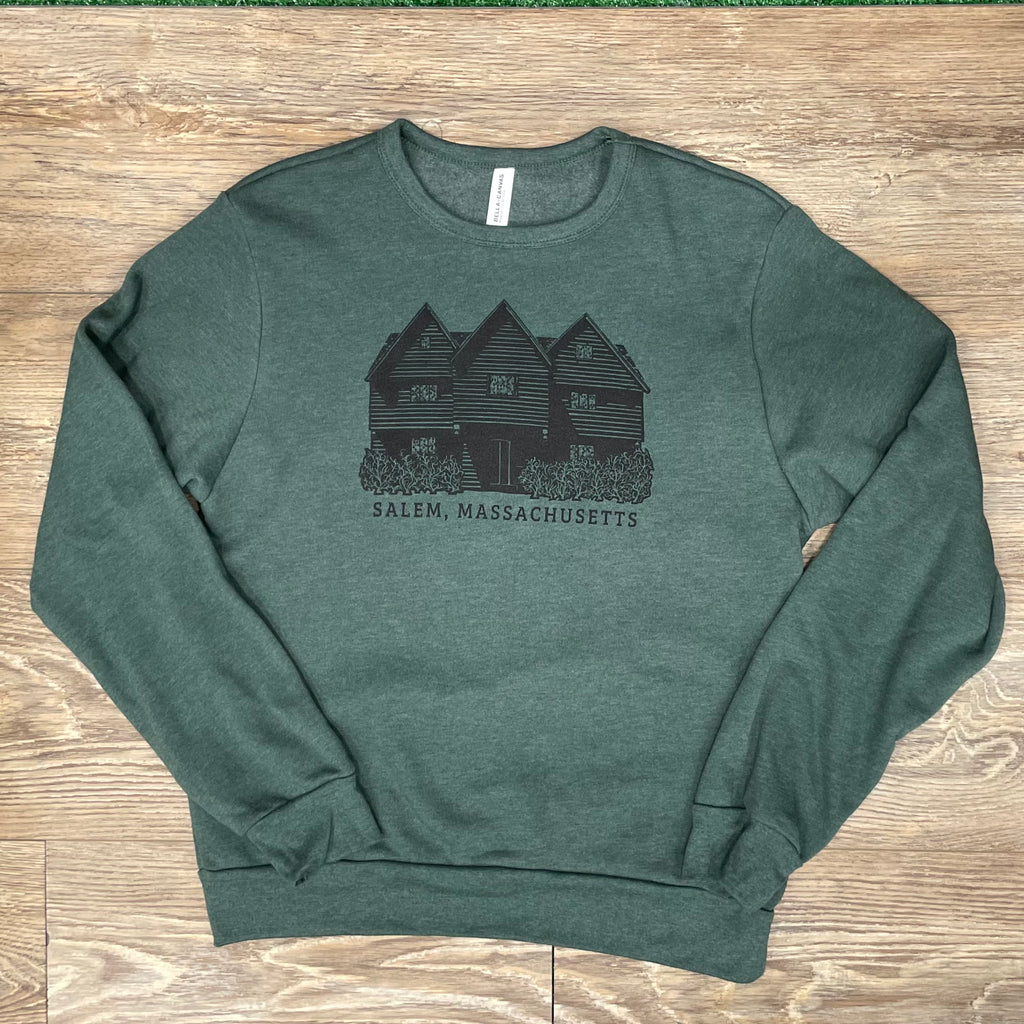 Witch House Salem MA Crew Neck Sweatshirt