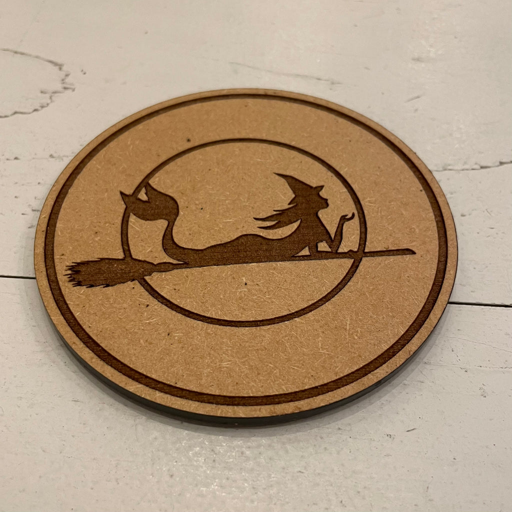 MerWitch Wood Coaster