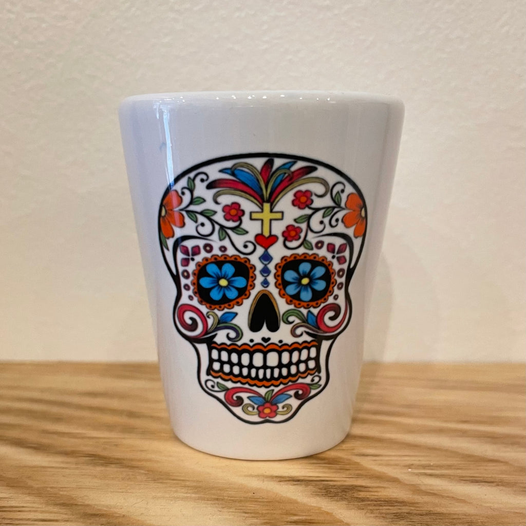 Day of the Dead Ceramic Shot Glass