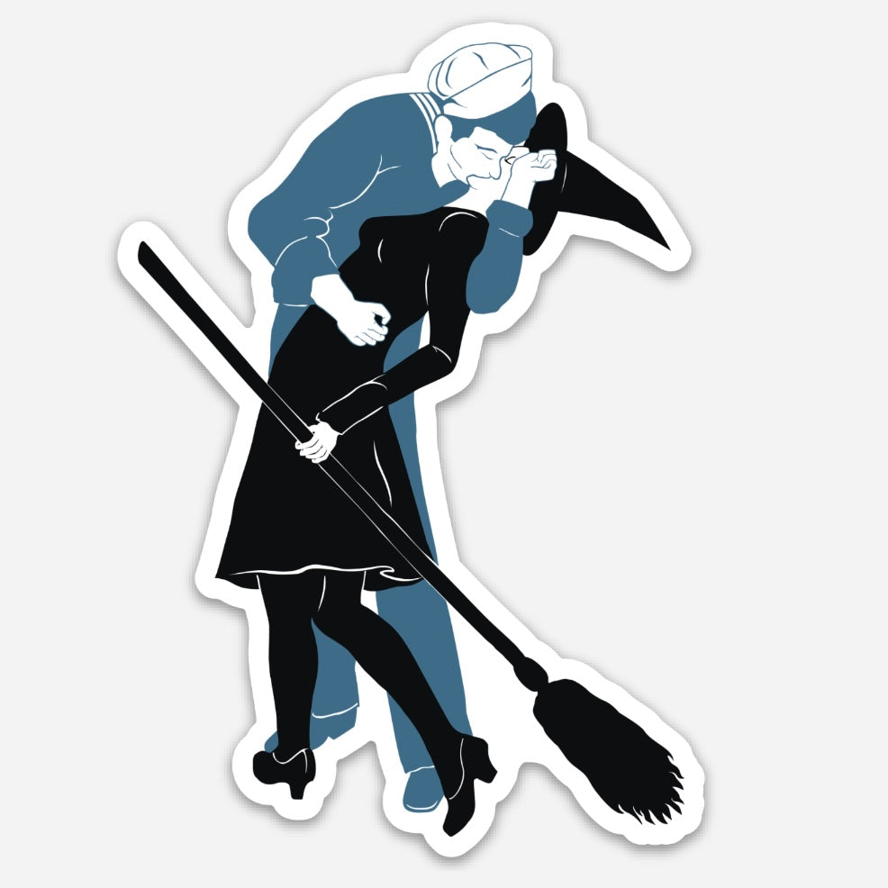 Kiss Salem Sailor and Witch Magnet
